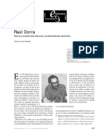Raúl Dorra: Teoría y Análisis Del Discurso: Problemáticas Recientes