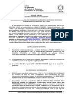 Edital 019 - 2019 - Sisu - Segunda Chamada - Lista de Espera PDF