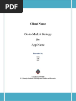 App Go To Market Strategy PDF