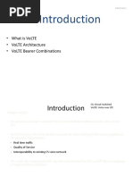 Volte Archtecture and Bearers