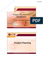Project Planning &amp Scheduling - UTM - Slide
