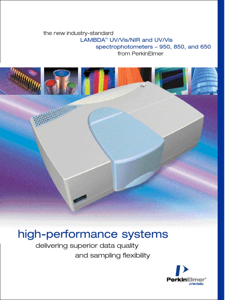 HighPerformance Systems Lambda UV/Vis/NIR and UV/Vis