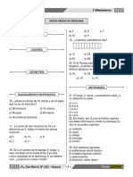 i Simulacro - 6to Grado