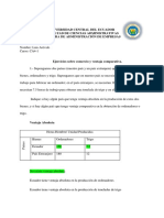 Ventaja Absoluta y Ventaja Competitiva