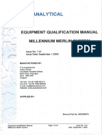 Manual de Verificacion Operacional - Analizador de Mercurio PSA - Millennium PDF