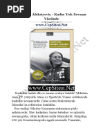 Svetlana Aleksiyevic - Kadin Yok Savasin Yuzunde PDF