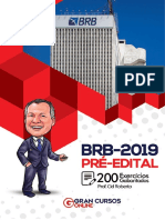 BRB 2019 - Pré-Edital - 200 Exercicios Gabaritados