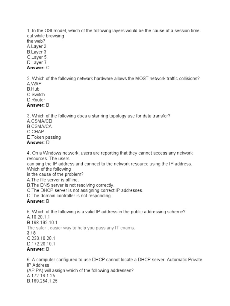 Networking Troubleshooting and Protocols Guide | PDF | Computer Network ...
