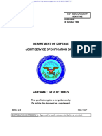 Department of Defense Joint Service Specification Guide: Aircraft Structures