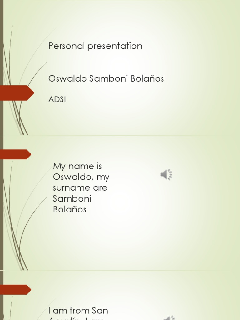 Teen's Personal Introduction | PDF