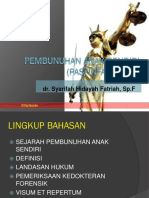 Dr. Syarifah Hidayah Fatriah, SP.F: Infanticide 1
