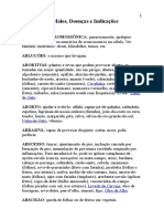 Glossario Males Doenças e Indicações Terapeuticas