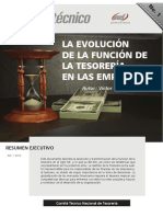 La Evolución de La Tesorería Financiera