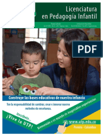 Licenciatura en Pedagogi A Infantil