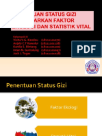 Penanganan Status Gizi Berdasarkan Faktor Ekologi Dan Statistik Vital