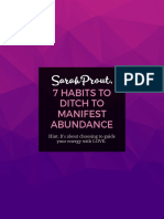 7 Habits To Ditch To Manifest Abundance by Sarah Prout