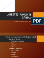 Anestesi Umum & Spinal