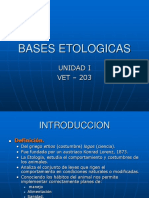 Bases Etologicas