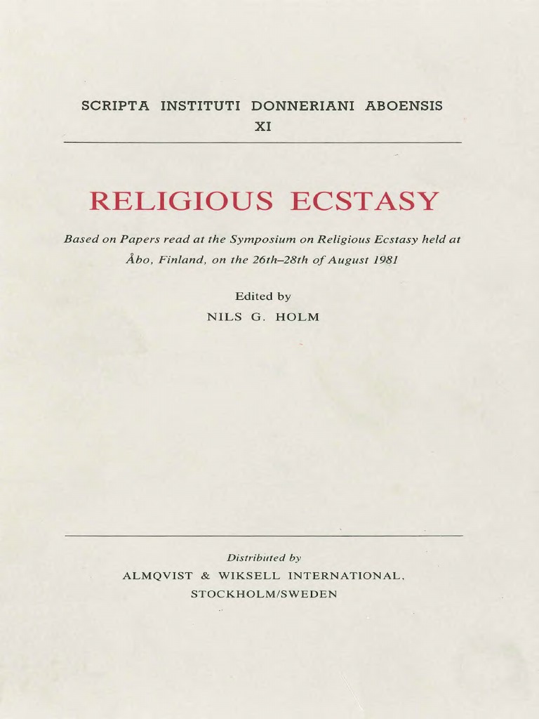 Religious Ecstasy 1982 OCR PDF PDF Glossolalia Religious Ecstasy