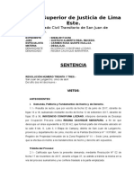 Sentencia de Desalojo(Calle 8 Campoy Distrito de San Juan de Lurigancho LIMA-PERU)