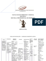 Linea de Investigaciòn y Matriz de Consistencia Logica