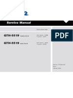 Service Manual: GTH-5519 GTH-5519