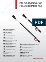Manual Uso Pertigas FELCO - 880 - 100 - 3 PDF