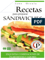 Recetas para Sandwiches PDF