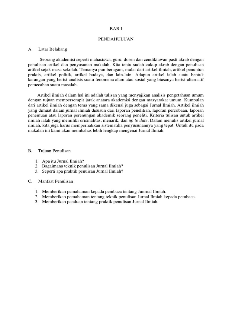 Artikel Jurnal Ilmiah Docx