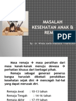 Masalah Kesehatan Anak & Remaja