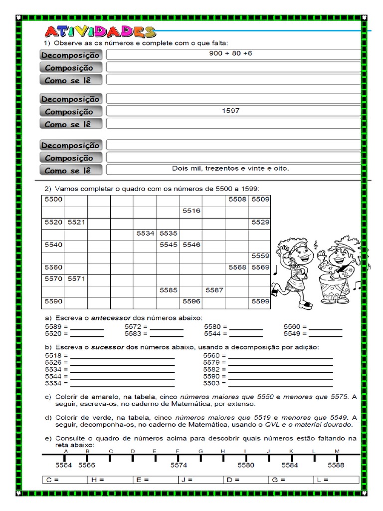 Apostila de Reforço 4 Ano | PDF