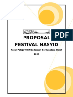 Proposal Festival Nasyid