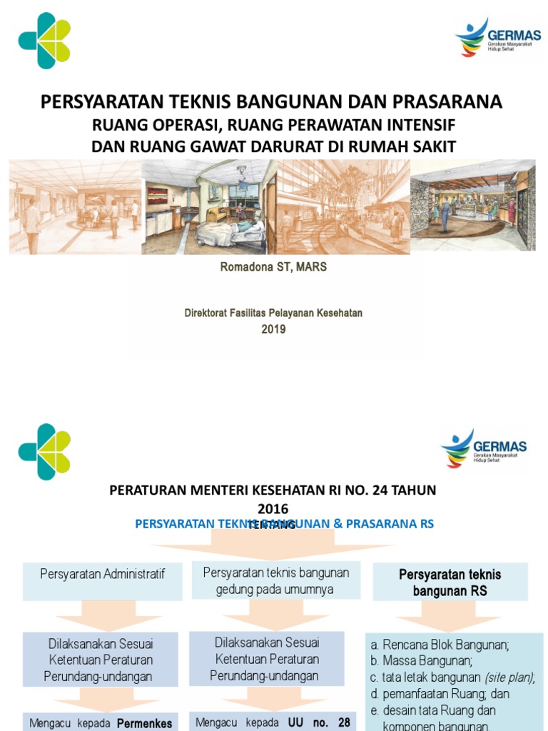 Persyaratan Teknis Sarana Prasarana Rs Ok Igd Icu Pdf
