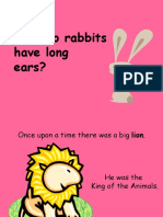 Why Do Rabbits Have Long Ears