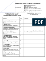 Domain 1 3 Checklist by Cooperating Teacher