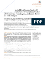 Association of Elevated Blood Pressure Levels With Outcomes in Acute Ischemic Stroke Patients Treated With Intravenous Thrombolysis - A Systematic Review and Meta-Analysis PDF