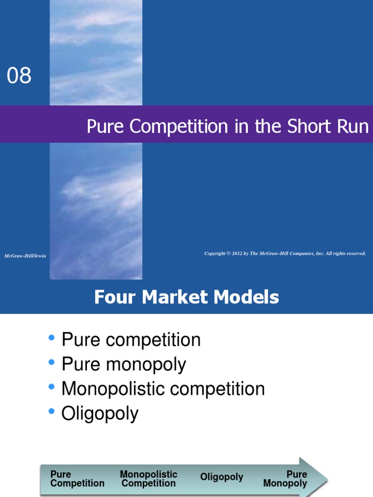Pure Competition in The Short Run: Mcgraw-Hill/Irwin | PDF | Profit ...