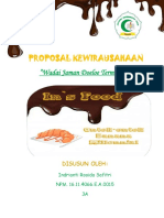 Cover Proposal Kewirausahaan