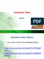Grammar Time Nouns