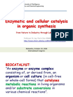 Enzymatic and Cellular Catalysis in Organic Synthesis: From Nature To Industry Through Lab Scale
