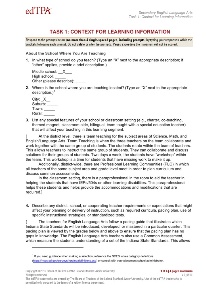 Edtpa Website | PDF | Narrative | Individualized Education Program