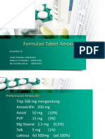 Preformulasi Tablet Amoxicillin