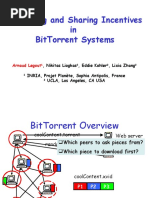 Clustering and Sharing Incentives in Bittorrent Systems