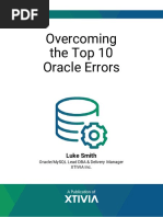 Xtivia Oracle Errors Ebook