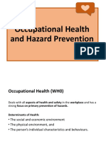 Occupational Health: Preventing Workplace Hazards