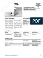 Transformer Switching Transformer Soft Starter Type TSE6-1A......