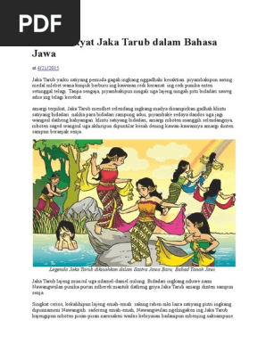 Legenda Jaka Tarub Dan 7 Bidadari Dalam Bahasa Inggris