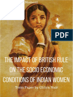 The Impact of British Rule On The Socio Economic Conditions of Indian Women 