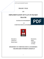 Implementation of Vlan On Packet Tracer