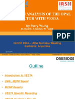 Depletion Analysis of The Opal Reactor With Vesta: by Perry Young